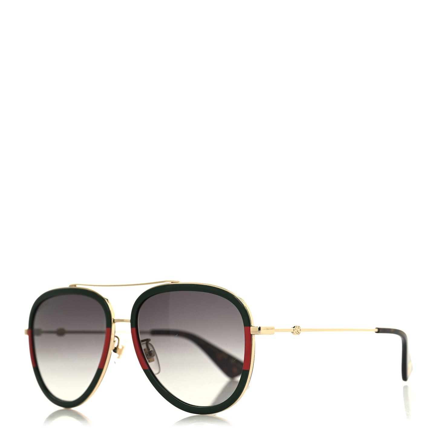 Web Aviator Sunglasses GG0062S Green Red