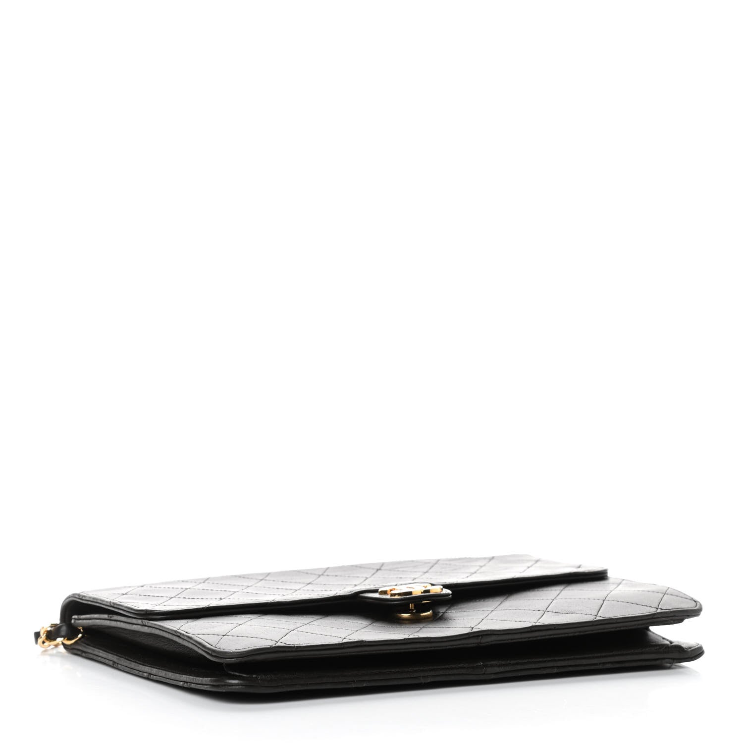 Chanel Lambskin Quilted Medium Single Flap Black 6 of 17