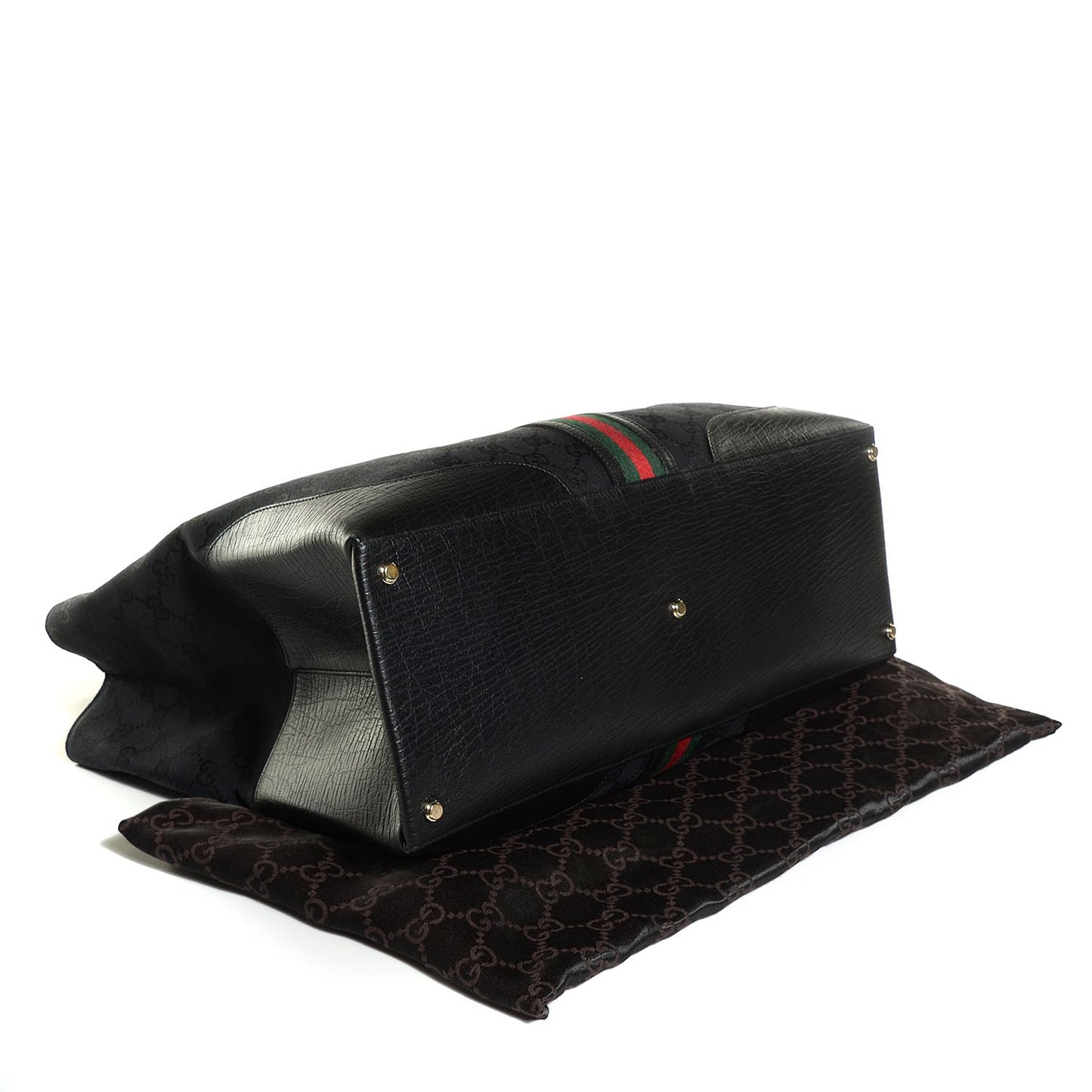 Monogram Web Large Junco Tote Black