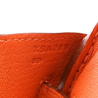 Hermes Ostrich Birkin 30 Orange 7 of 11