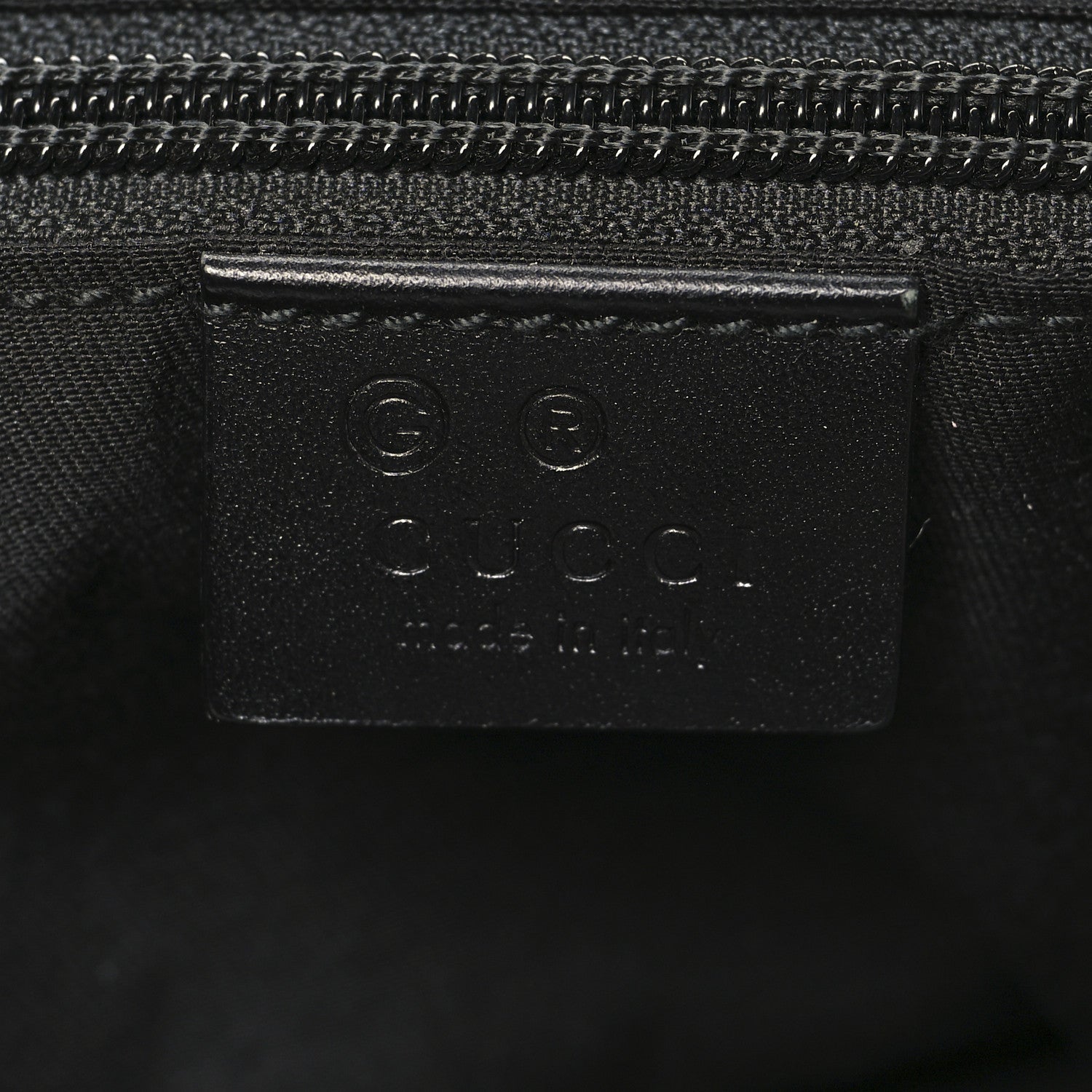 Gucci Nylon Monogram Messenger Black 6 of 10