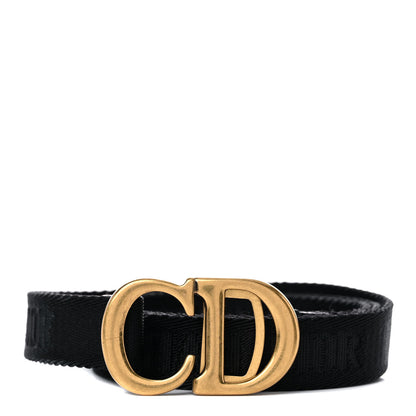 Christian Dior Nylon 20mm Saddle Belt Black 1 of 4