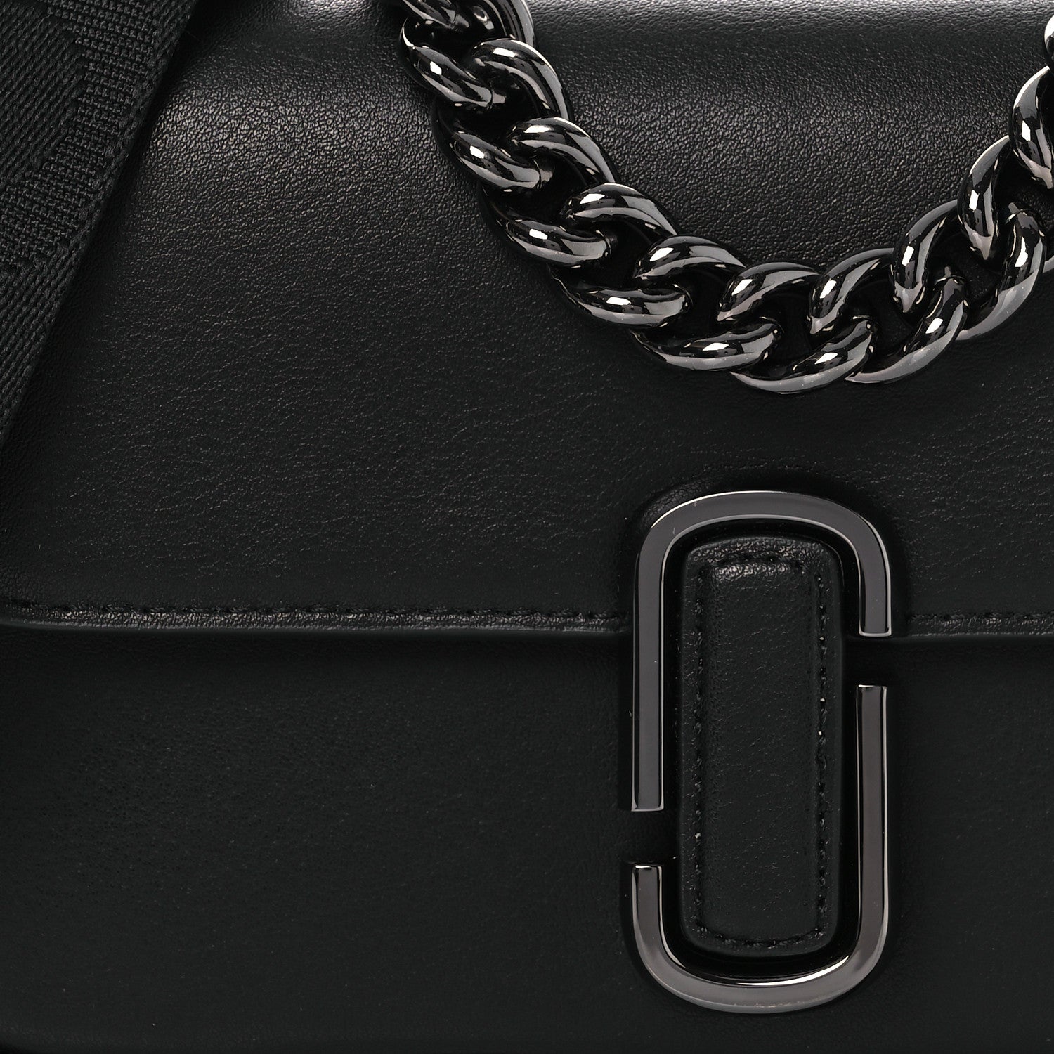 Marc Jacobs Calfskin Mini The J Marc Shoulder Bag Black 8 of 10