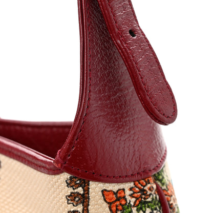 Gucci Canvas Calfskin 100 Centennial Music Small Jackie 1961 Hobo Ivory Red 12 of 13