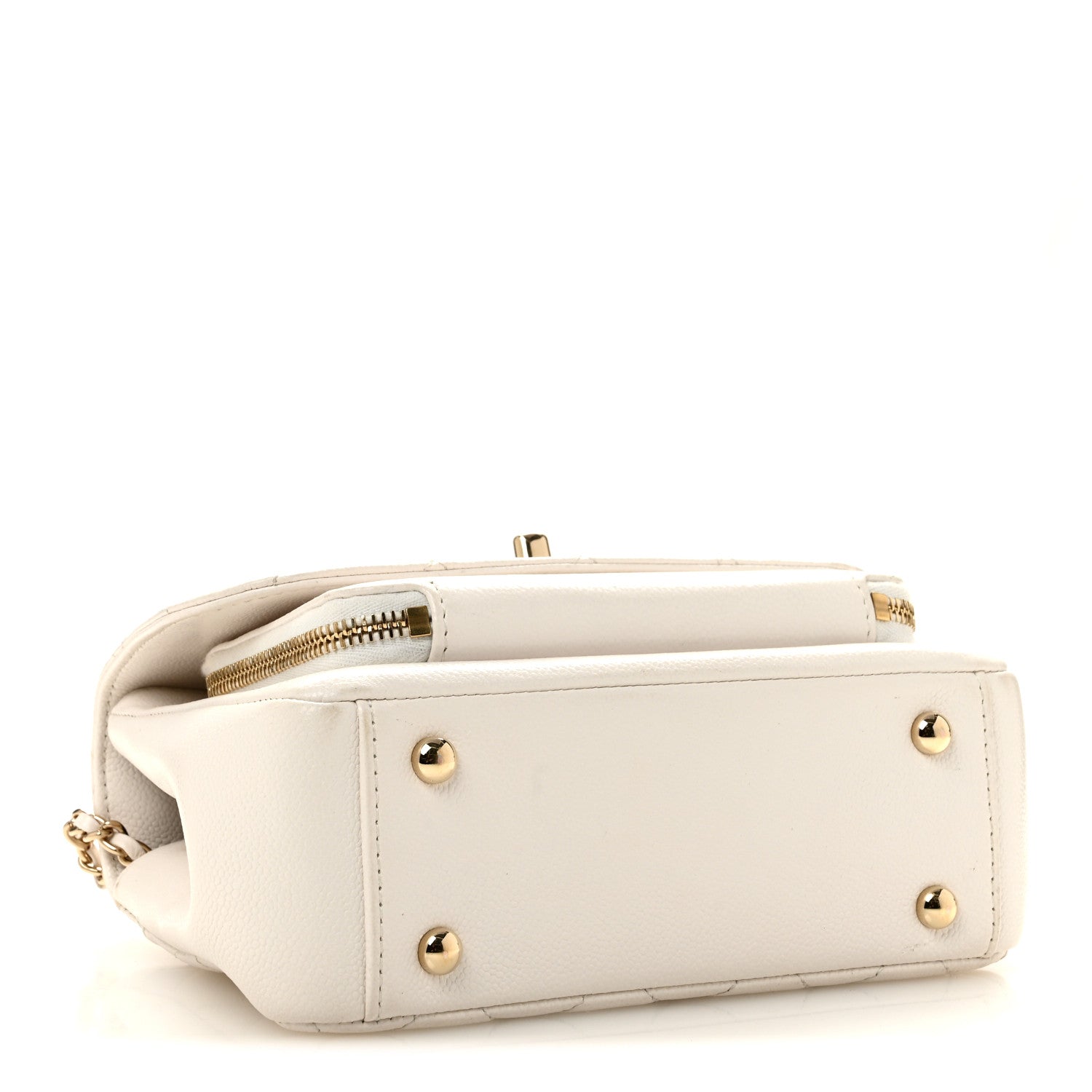 Chanel Caviar Quilted Small Business Affinity Flap White 4 of 13