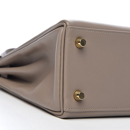 Hermes Swift Kelly Retourne 25 Gris Asphalte 5 of 38