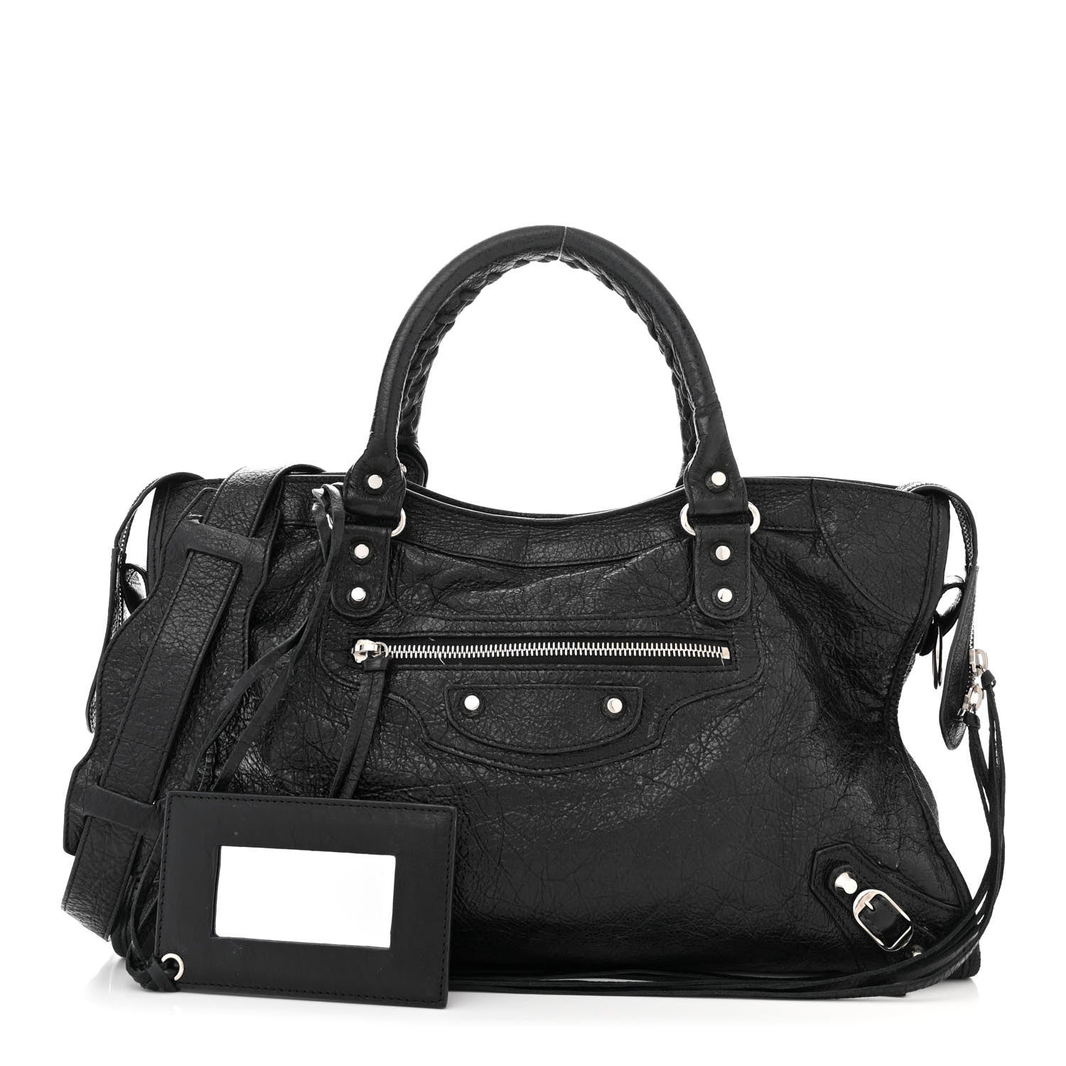 Balenciaga Agneau Classic Silver Hardware City Black 1 of 14
