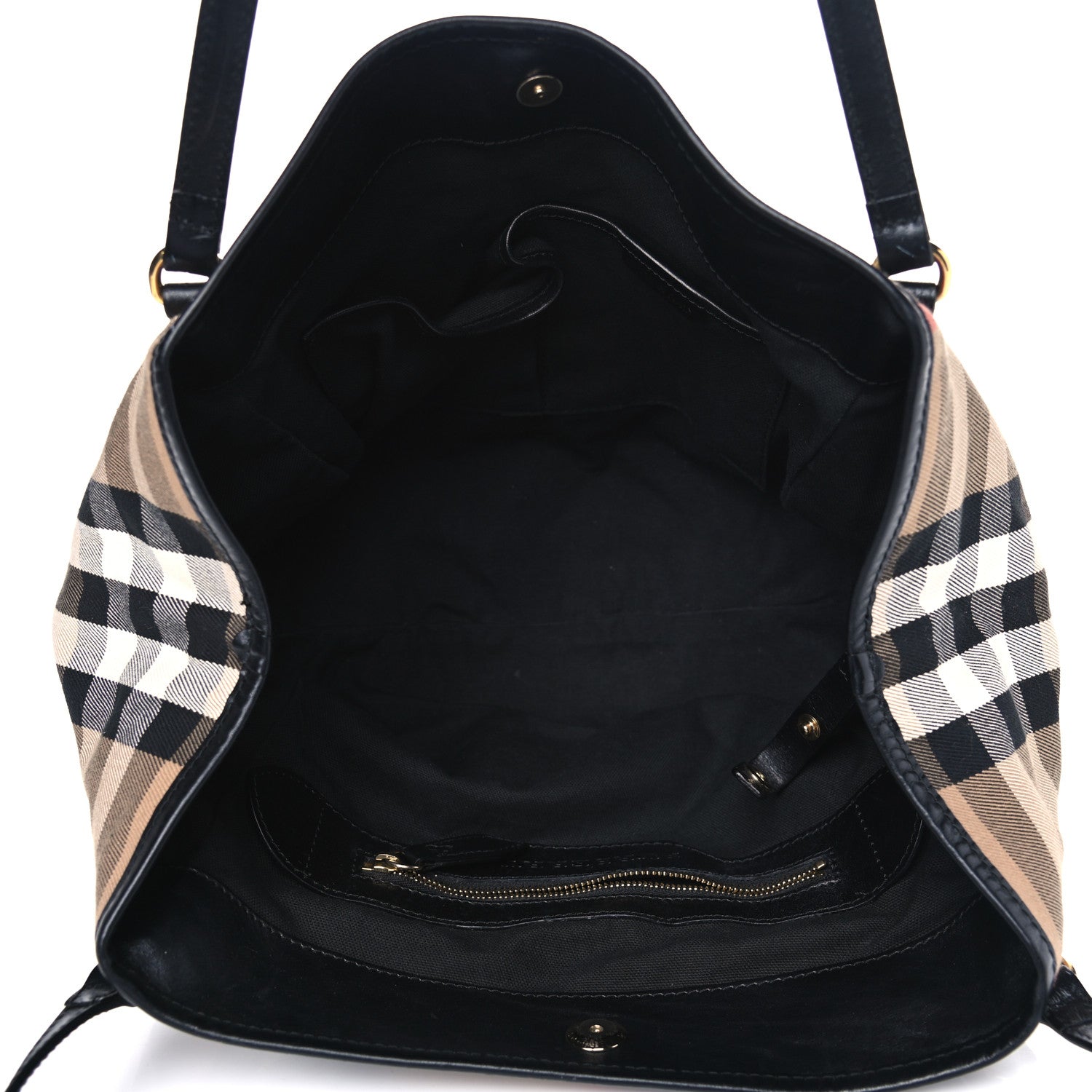 Burberry House Check Medium Canterbury Tote Black 4 of 13
