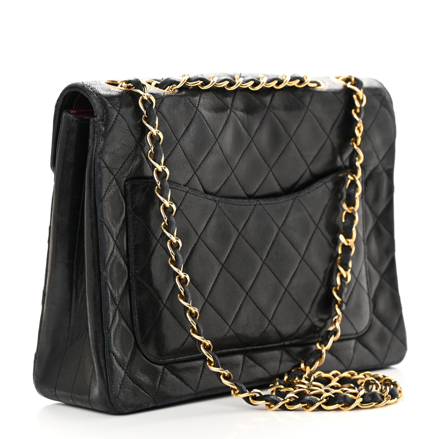 Chanel Lambskin Quilted Paris Medium Single Flap Black 3 of 19