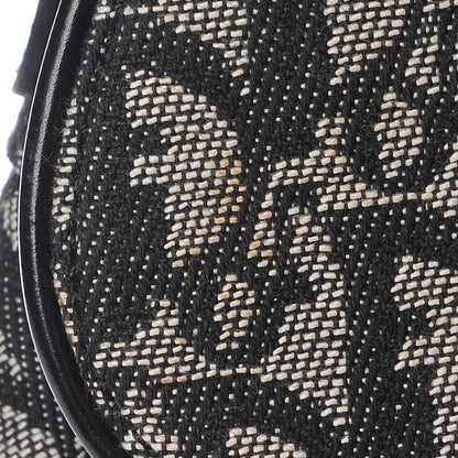 Christian Dior Monogram Saddle Bag Black 9 of 9