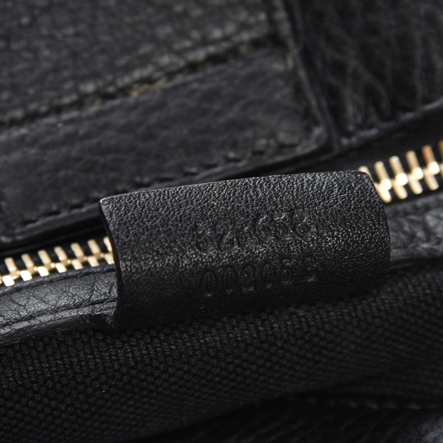 Calfskin Large Bamboo Shopper Tote Black