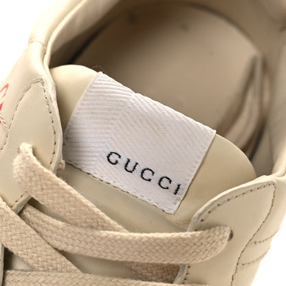 Gucci Calfskin Mens Gucci Disk Rhyton Sneaker 8 Ivory Red 12 of 12