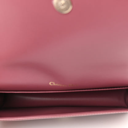 Christian Dior Patent Cannage Lady Dior Clutch Mallow Rose 6 of 10