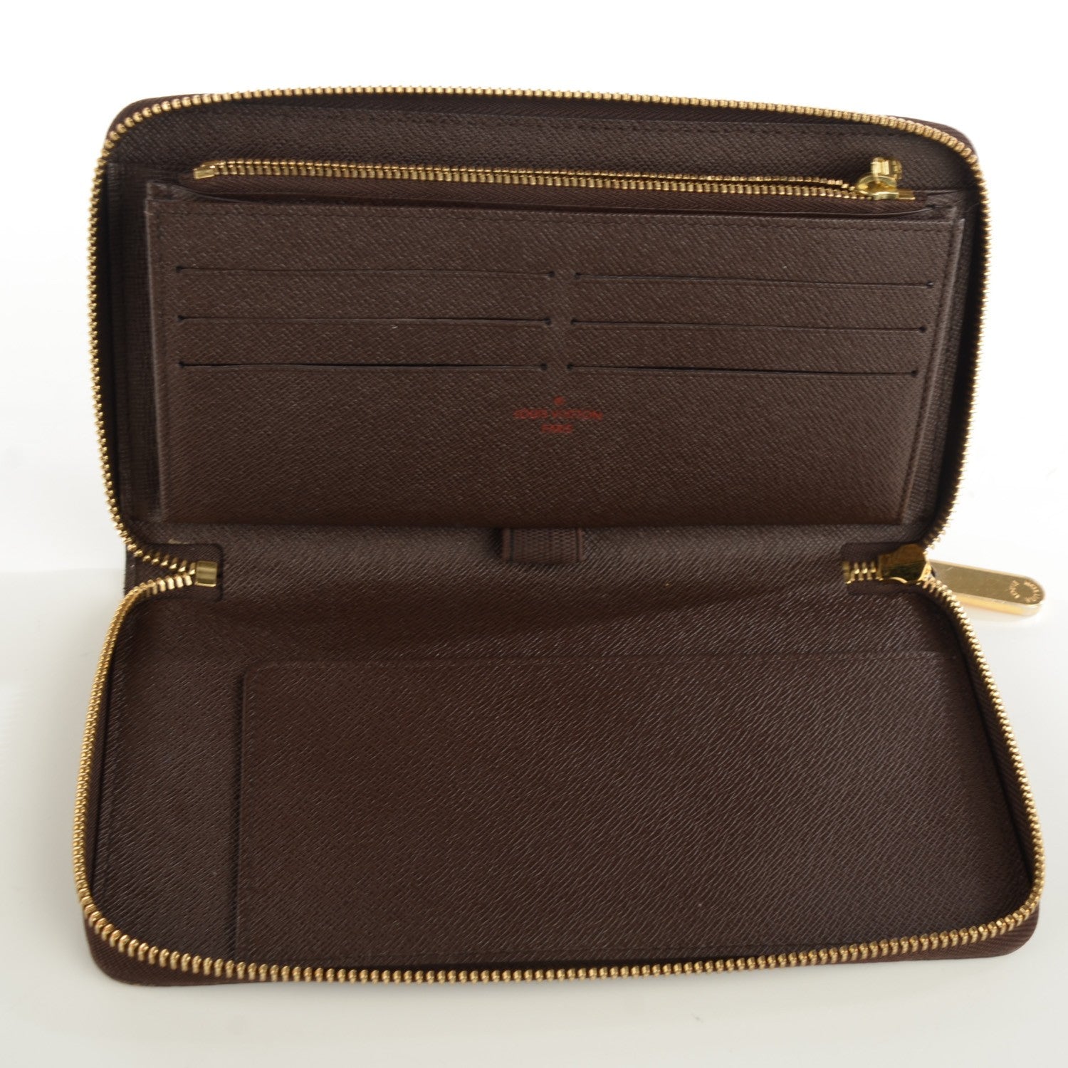 Louis Vuitton Damier Ebene Zippy Organizer Wallet 5 of 7