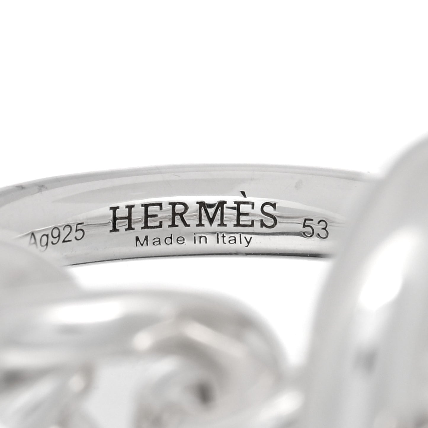 Sterling Silver GM Croisette Ring 53 6.5