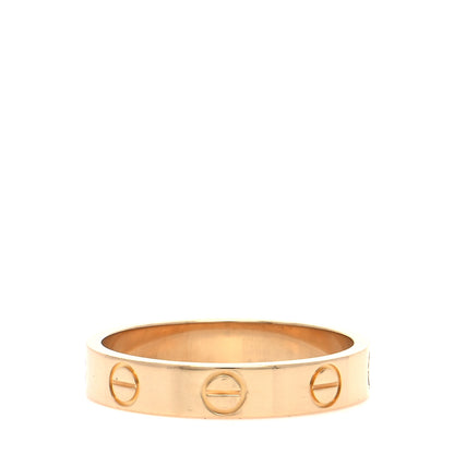 Cartier 18K Yellow Gold 3.5mm LOVE Wedding Band Ring 52 6 3 of 6