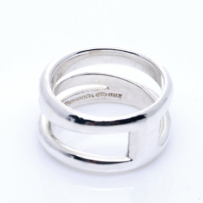 Tiffany Sterling Silver Zig Zag Ring 54 7 4 of 5