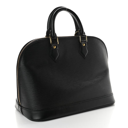 Louis Vuitton Epi Alma PM Black 2 of 8