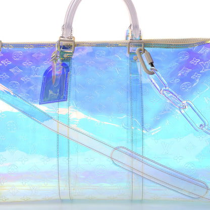 Louis Vuitton PVC Monogram Keepall Bandouliere 50 Iridescent Prism 11 of 11