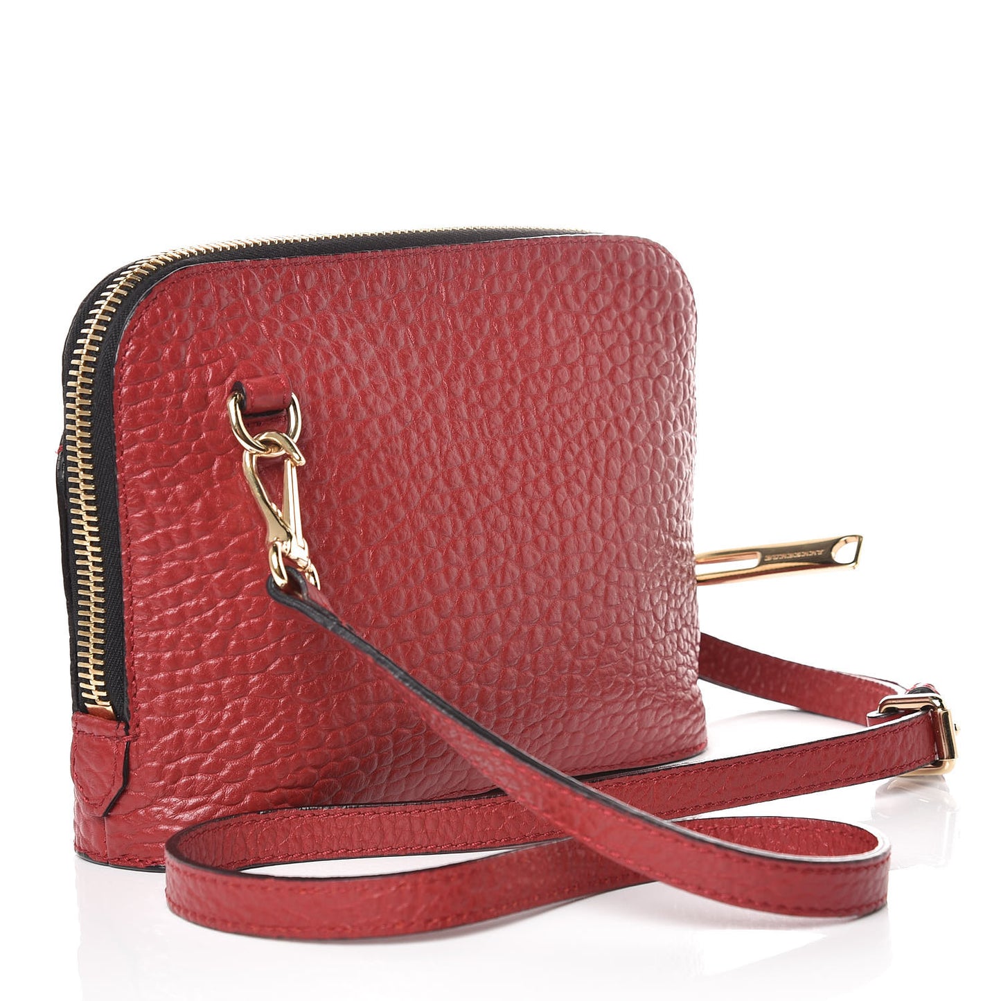 Heritage Grain Small Harrogate Crossbody Bag Military Red