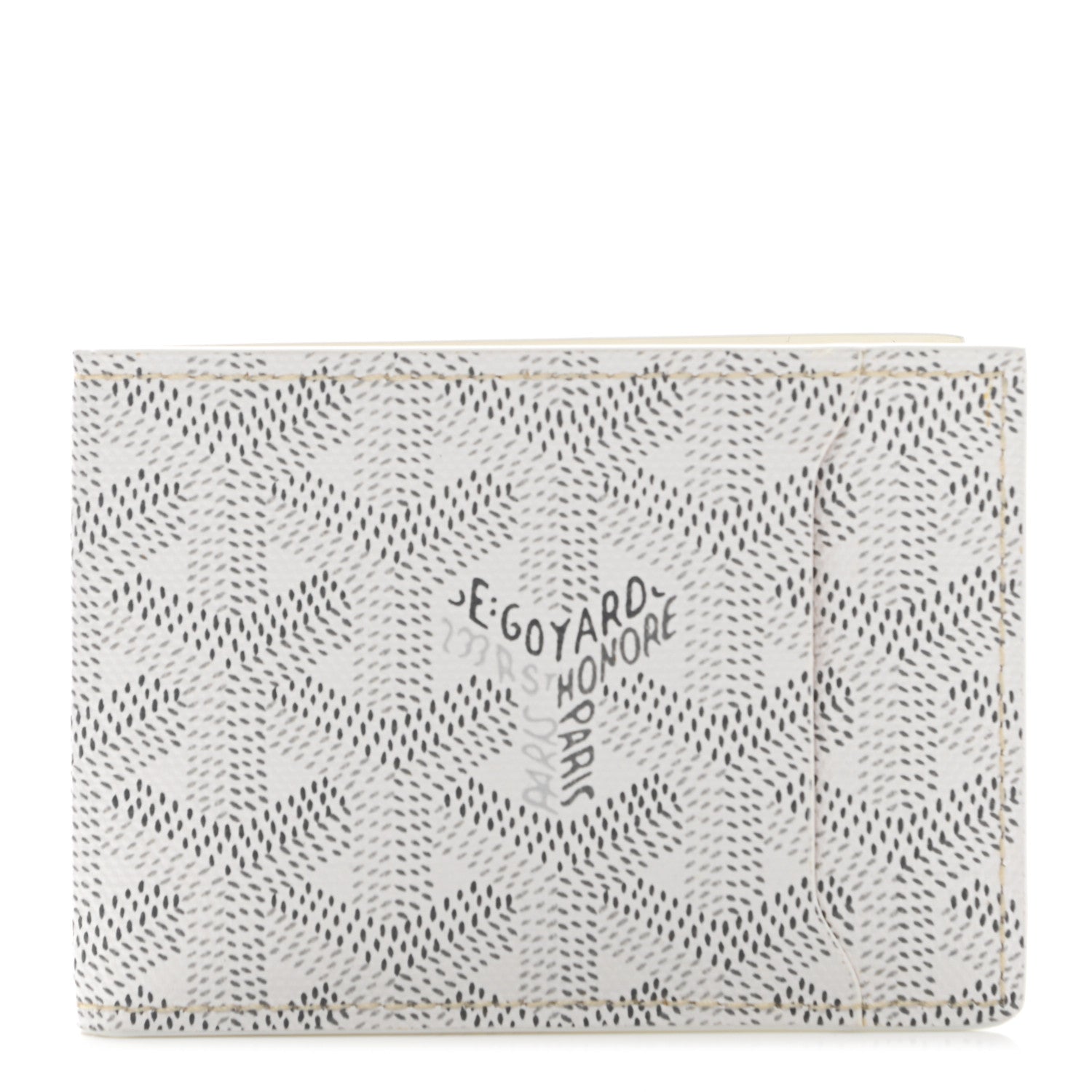 Goyard Goyardine Multi Slot Bi-Fold Wallet White 1 of 7