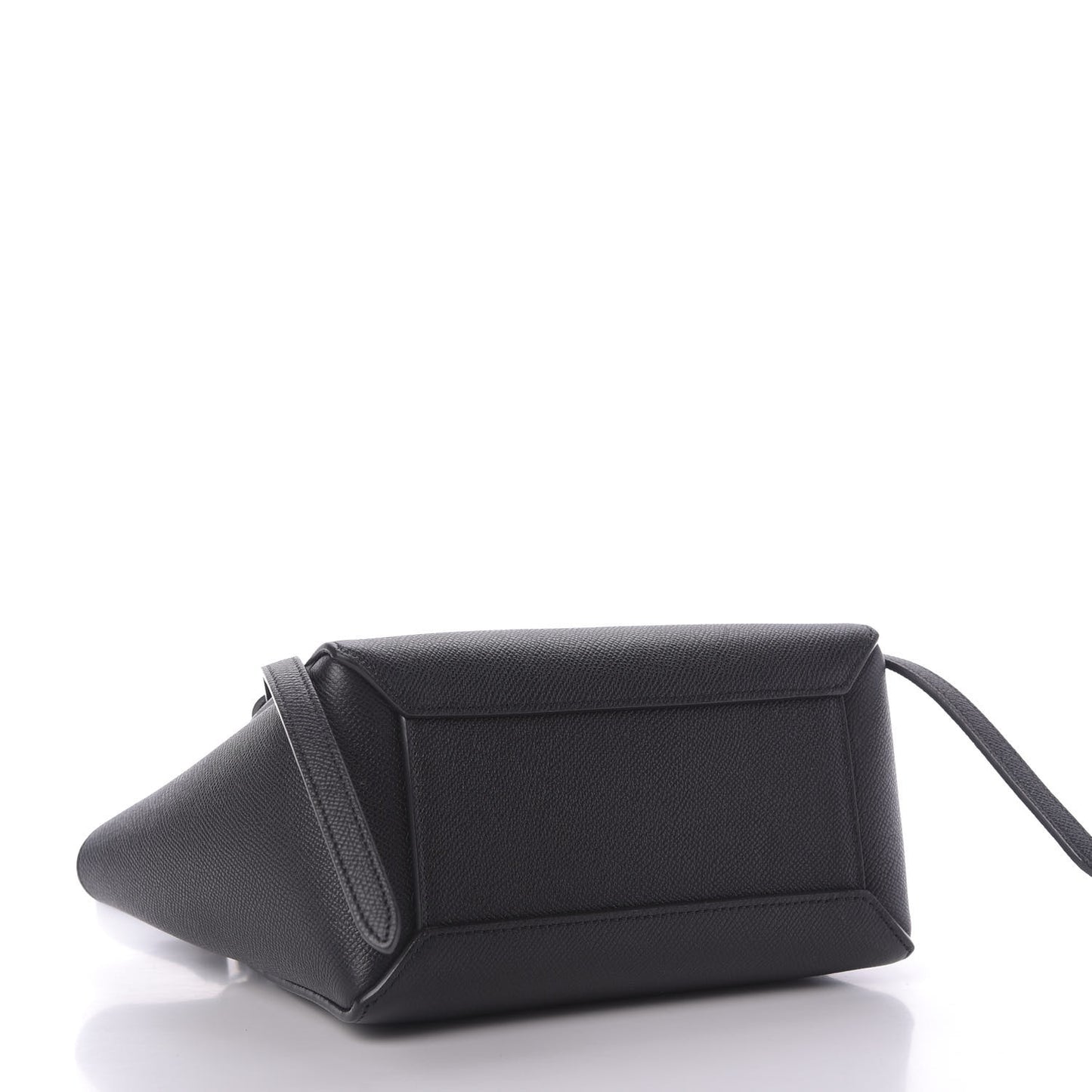 Grained Calfskin Nano Belt Bag Black