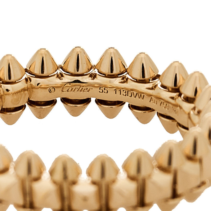 Cartier 18K Pink Gold SM Clash De Cartier Ring 55 7.25 3 of 4