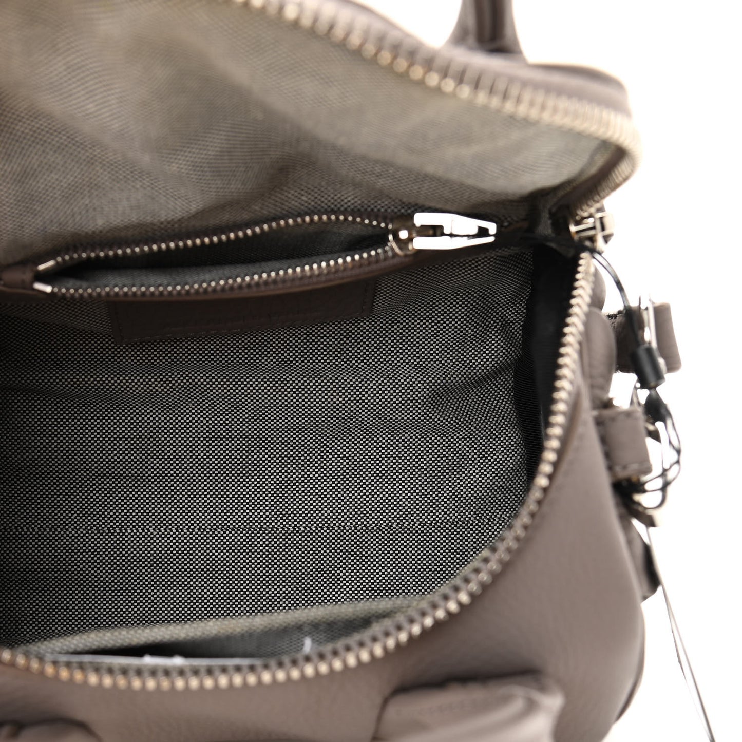 Pebbled Lambskin Mini Rockie Mink Silver Hardware
