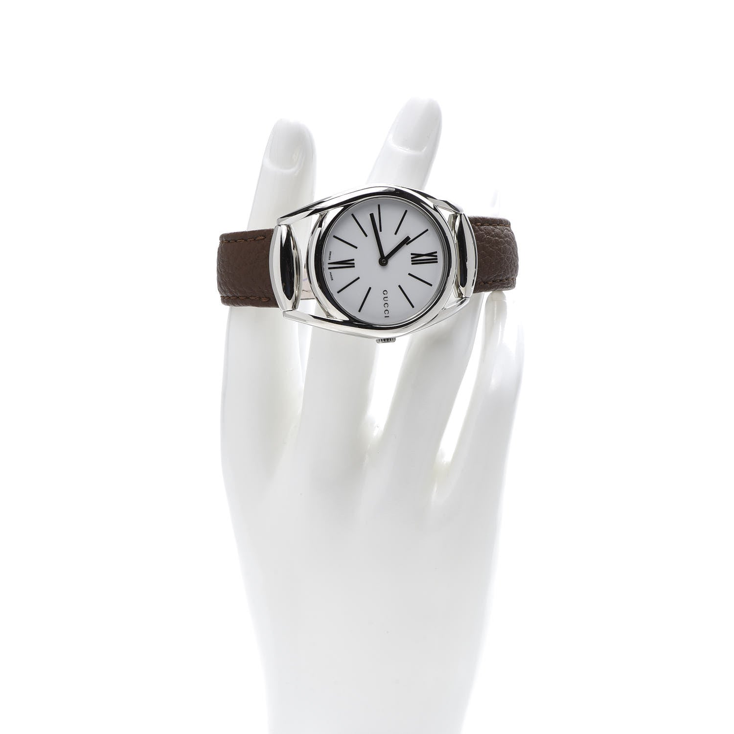 Gucci Stainless Steel Calfskin 34mm Horsebit Quartz Watch 2 of 7