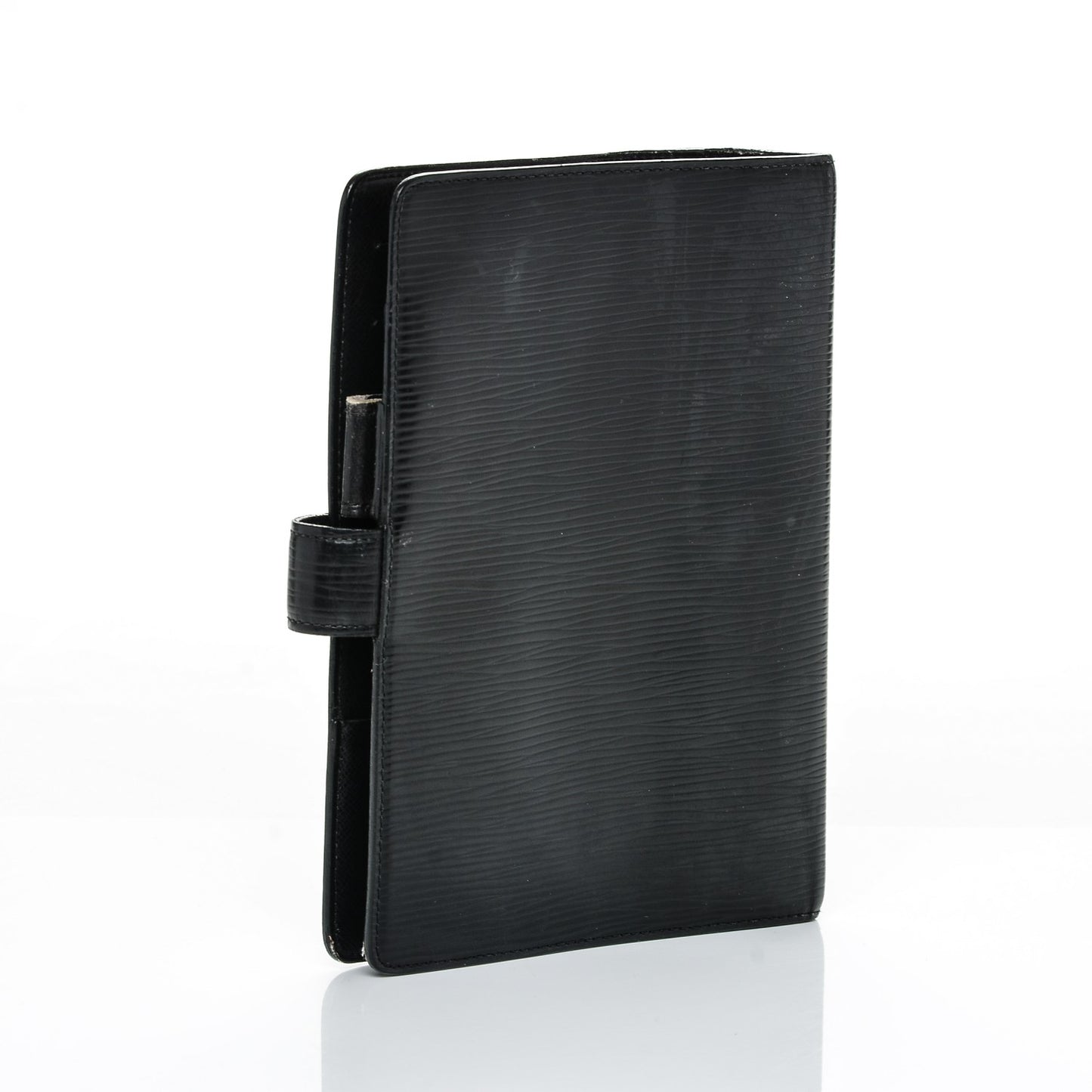 Epi Medium Ring Agenda Cover Black