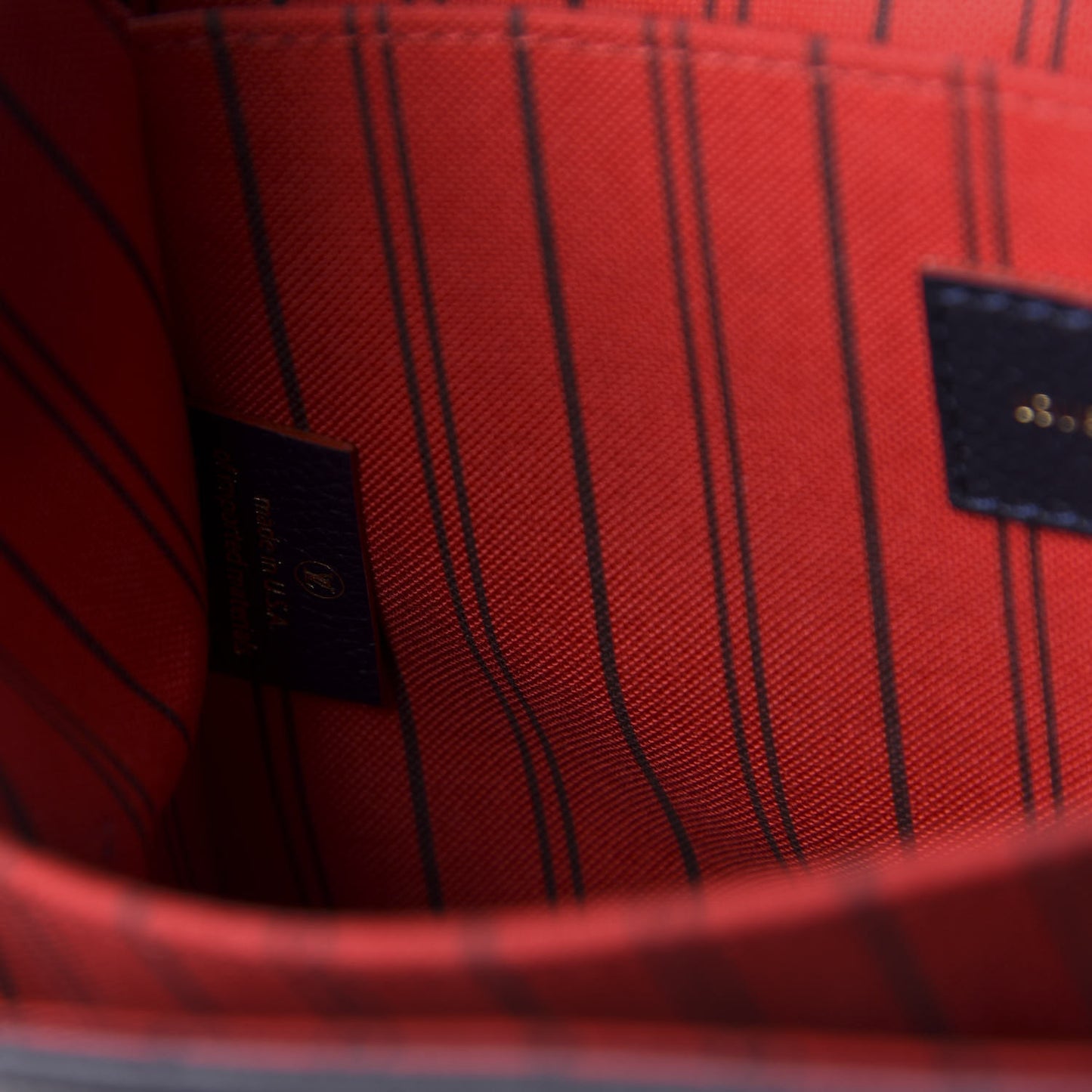 Empreinte Pochette Metis Marine Rouge