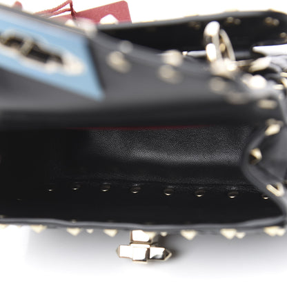 Valentino Garavani Nappa Micro Rockstud Spike Shoulder Bag Black 5 of 9