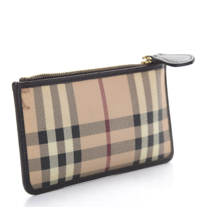 Burberry Haymarket Check Lindal Coin Case Chocolate 3 of 6
