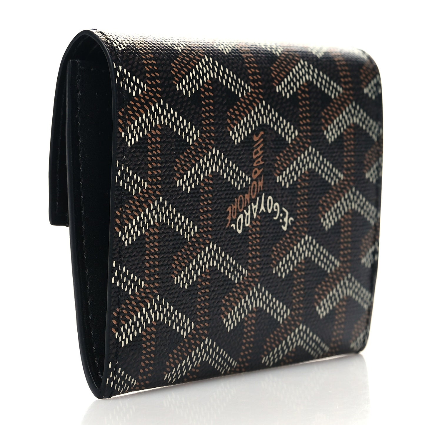 Goyardine Marigny Coin Purse Wallet Black
