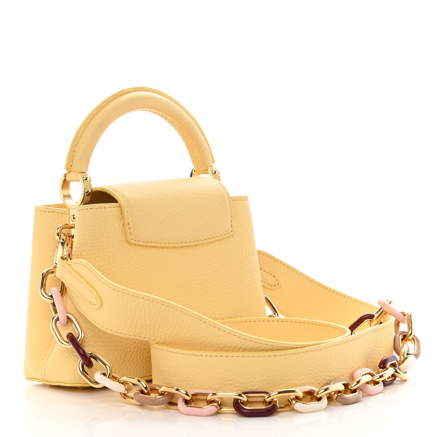 Taurillon Mini Capucines Jaune Plume