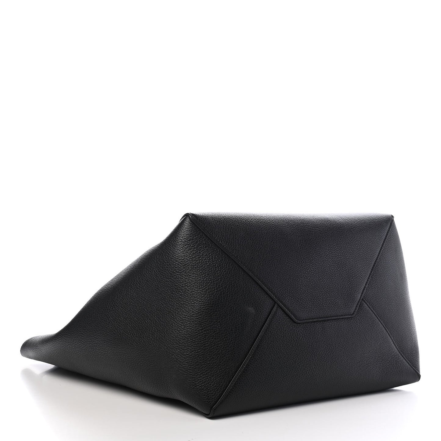 Soft Grained Calfskin Medium Belt Cabas Phantom Black