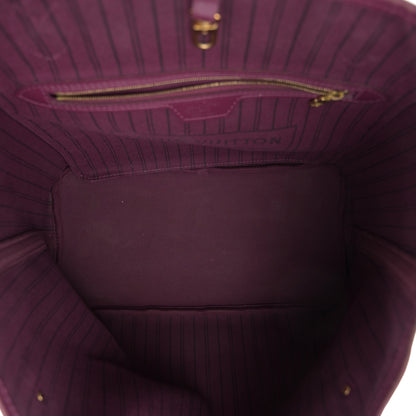 Louis Vuitton Monogram Totem Neverfull MM Magenta 6 of 14