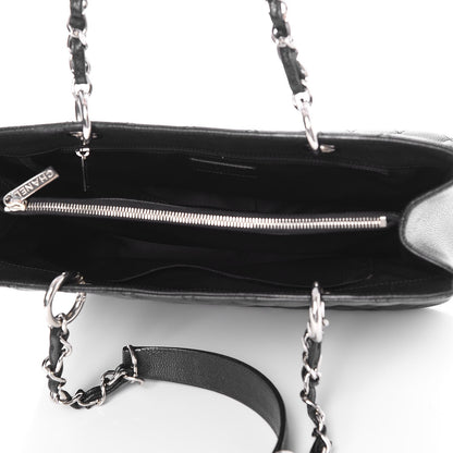 Chanel Caviar Quilted Grand Shopping Tote GST Black 5 of 7