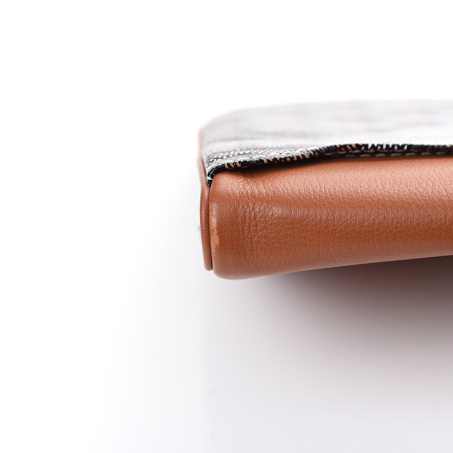 Goyard Goyardine Sainte Marie Soft Clutch Black Gold 9 of 10