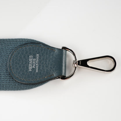 Hermes Taurillon Clemence Evelyne III PM Bleu Orage 8 of 8