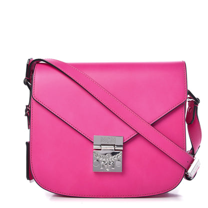 MCM Calfskin Patricia Crossbody Bag Electric Pink 1 of 10