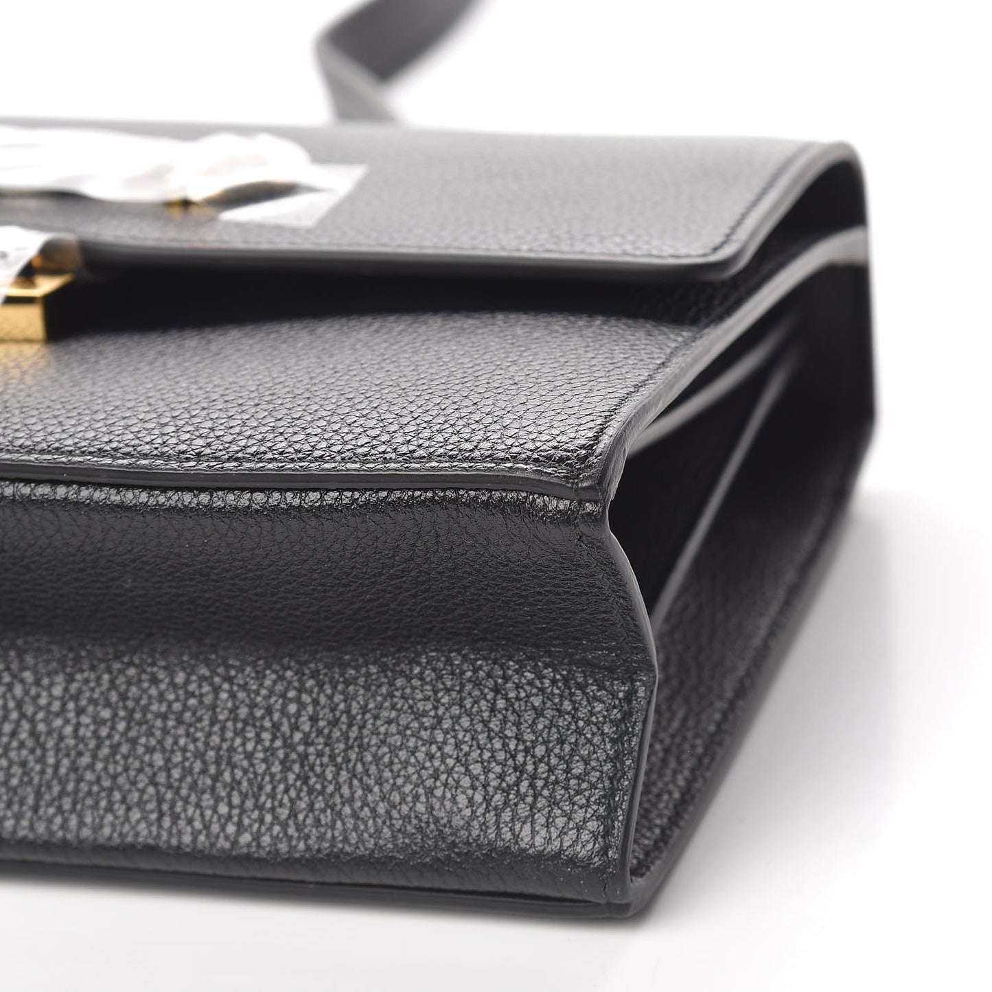 Grainy Calfskin Small Zumi Shoulder Bag Black