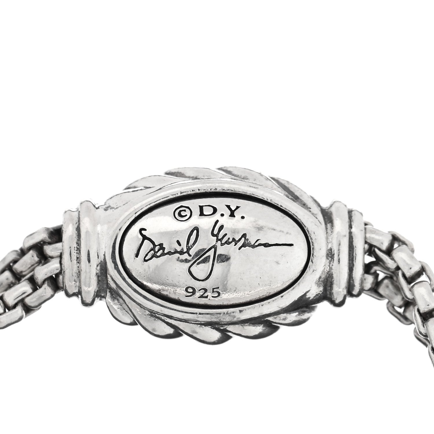 David Yurman Sterling Silver Amethyst Starburst Bracelet 3 of 3