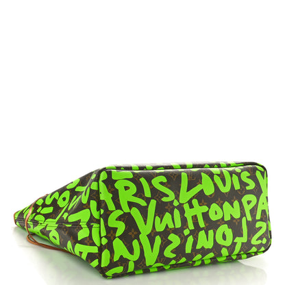 Louis Vuitton Monogram Graffiti Neverfull GM Green 4 of 10