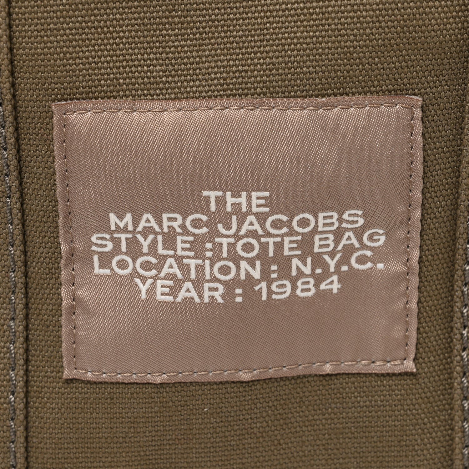 Marc Jacobs Cotton Canvas Small The Traveler Tote Bag Slate Green 6 of 10