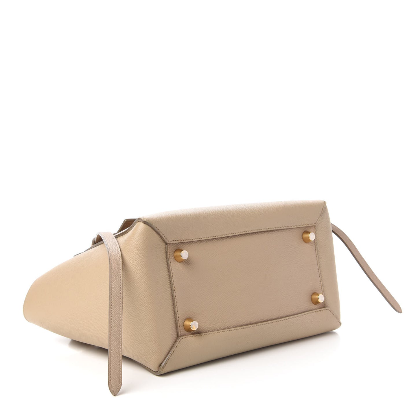 Grained Calfskin Mini Belt Bag Light Taupe