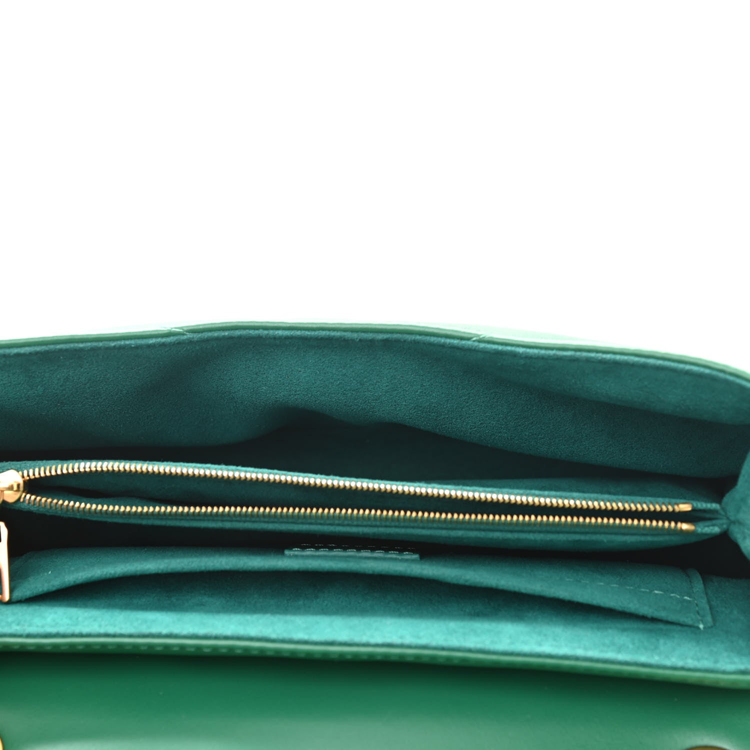 Louis Vuitton Calfskin New Wave Chain Bag MM NM Emerald 5 of 10