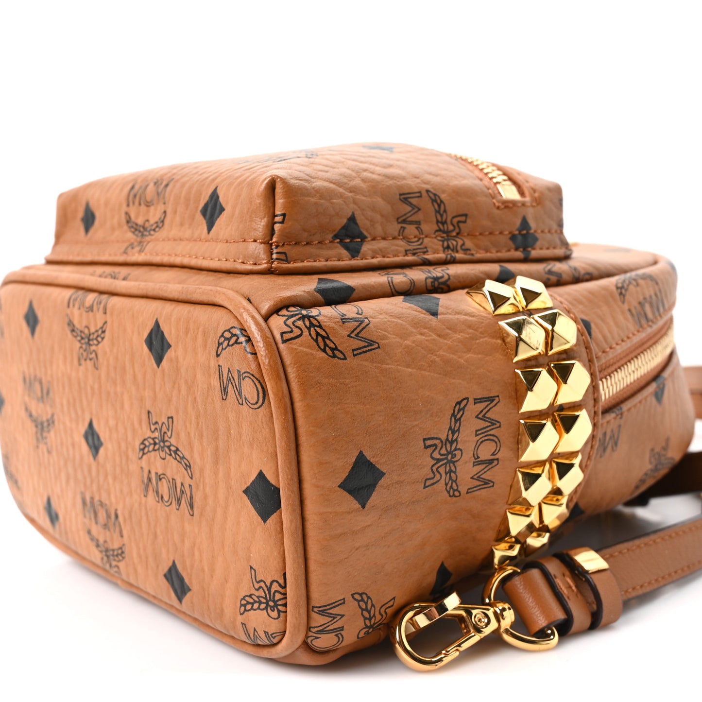 Visetos Side Stud X-Mini Stark Backpack Cognac