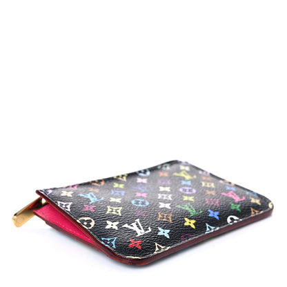 Louis Vuitton Monogram Multicolor Key Pouch Black Grenade 4 of 10