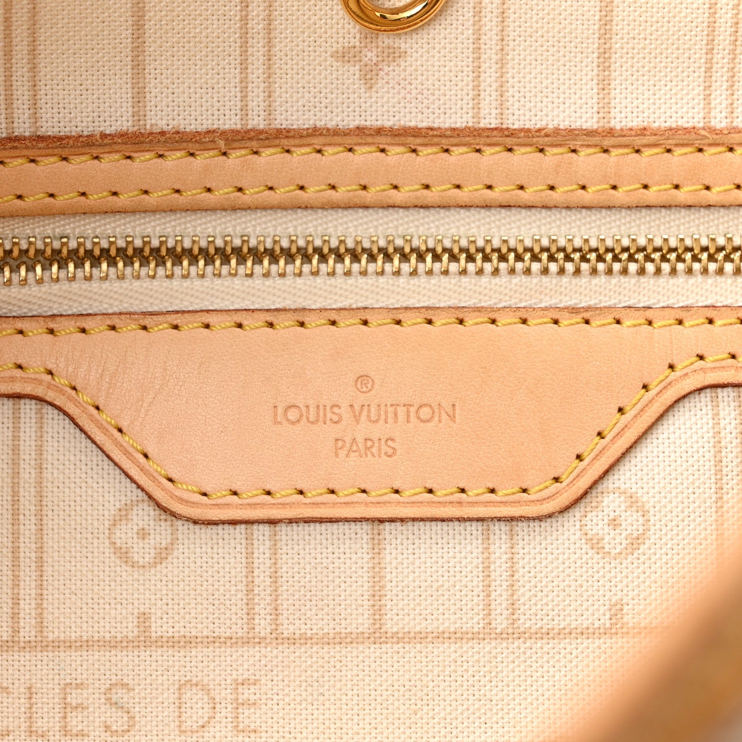 Louis Vuitton Damier Azur Neverfull MM 6 of 10